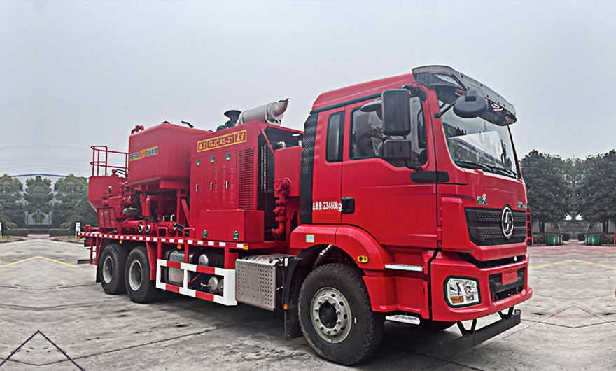  Cementing truck